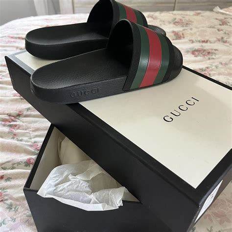 gucci slides size 5|Gucci flip flops clearance.